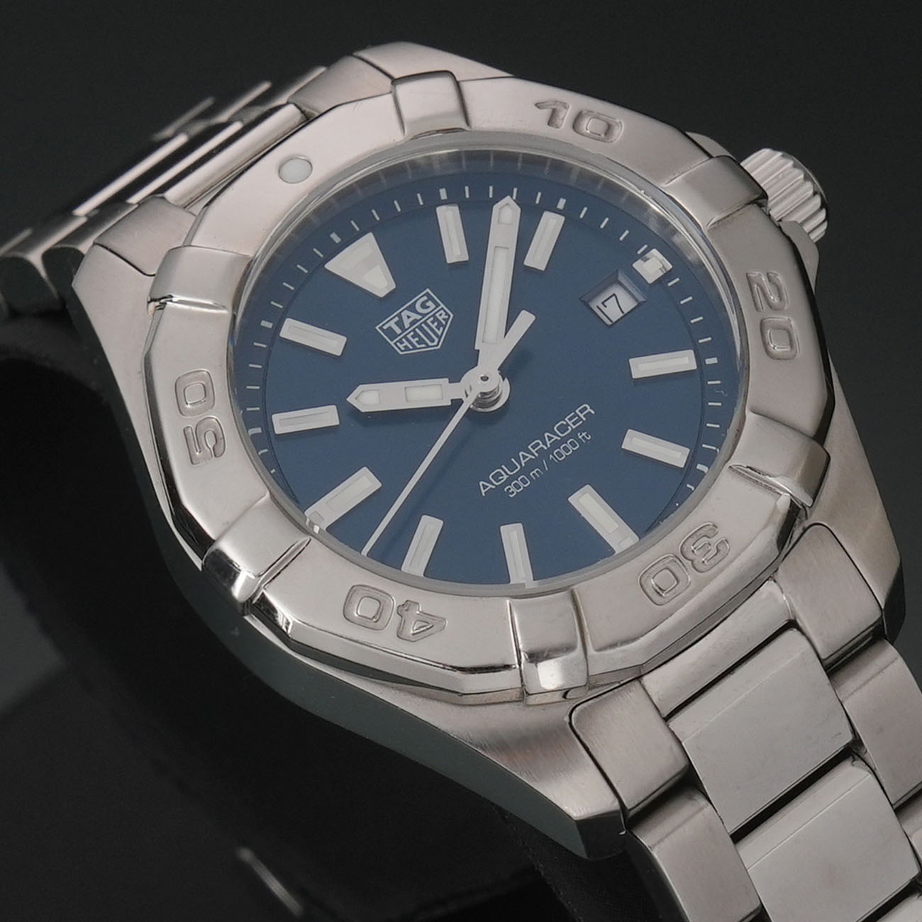 TAG HEUER(USED)태그호이어 아쿠아레이서 스틸 쿼츠 27mm WBD1412